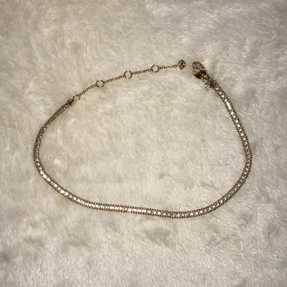 Diamond studded choker